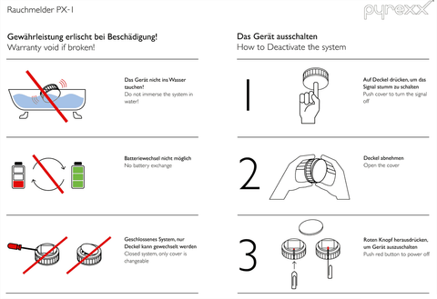 Warntafel Geschlossenes System